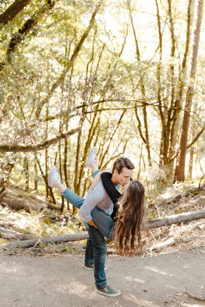 Rachel Christopherson Photography-Engagement Photographer-Mt. Tam engagement photos-muir woods engagement photos-bay area engagement photos-San francisco engagement-nor cal engagement-what to wear for engagement-Golden Hour-Sun Flares
