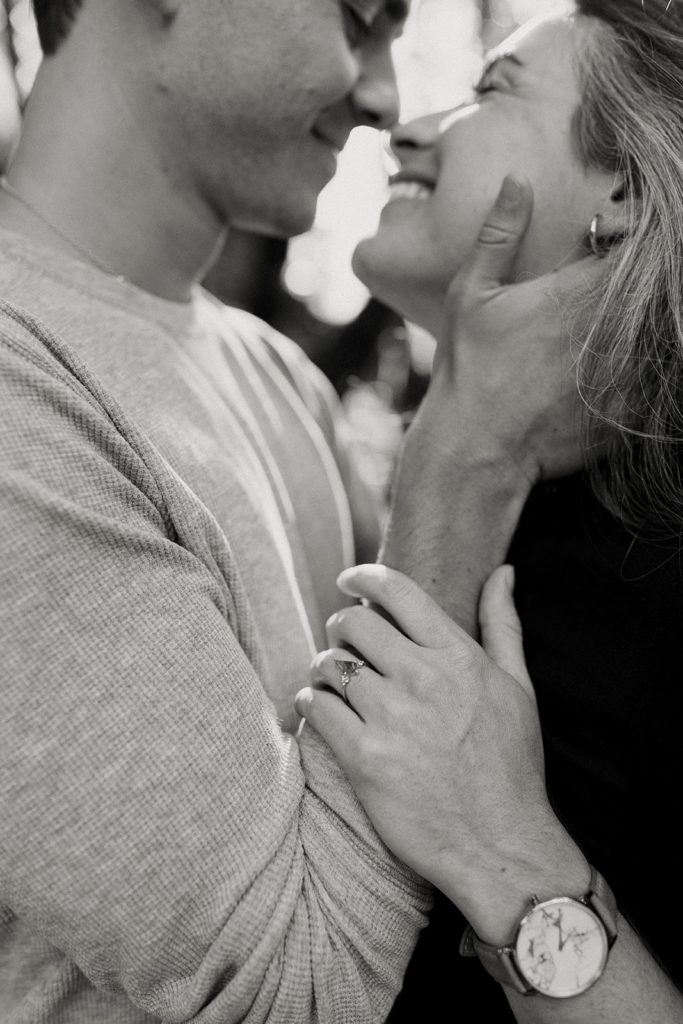 Rachel Christopherson Photography-Engagement Photographer-Mt. Tam engagement photos-muir woods engagement photos-bay area engagement photos-San francisco engagement-nor cal engagement-what to wear for engagement-Golden Hour-Sun Flares-Black and White Engagement Photos