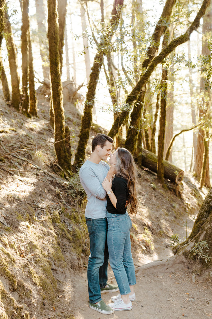 Rachel Christopherson Photography-Engagement Photographer-Mt. Tam engagement photos-muir woods engagement photos-bay area engagement photos-San francisco engagement-nor cal engagement-what to wear for engagement-Golden Hour-Sun Flares