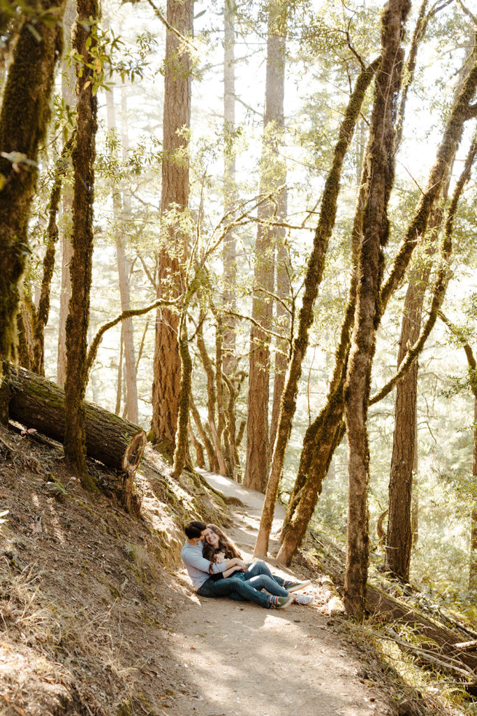 Rachel Christopherson Photography-Engagement Photographer-Mt. Tam engagement photos-muir woods engagement photos-bay area engagement photos-San francisco engagement-nor cal engagement-what to wear for engagement-Golden Hour-Sun Flares