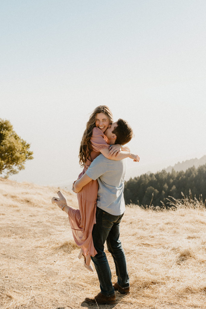 Rachel Christopherson Photography-Engagement Photographer-Mt. Tam engagement photos-muir woods engagement photos-bay area engagement photos-San francisco engagement-nor cal engagement-what to wear for engagement-Golden Hour-Sun Flares