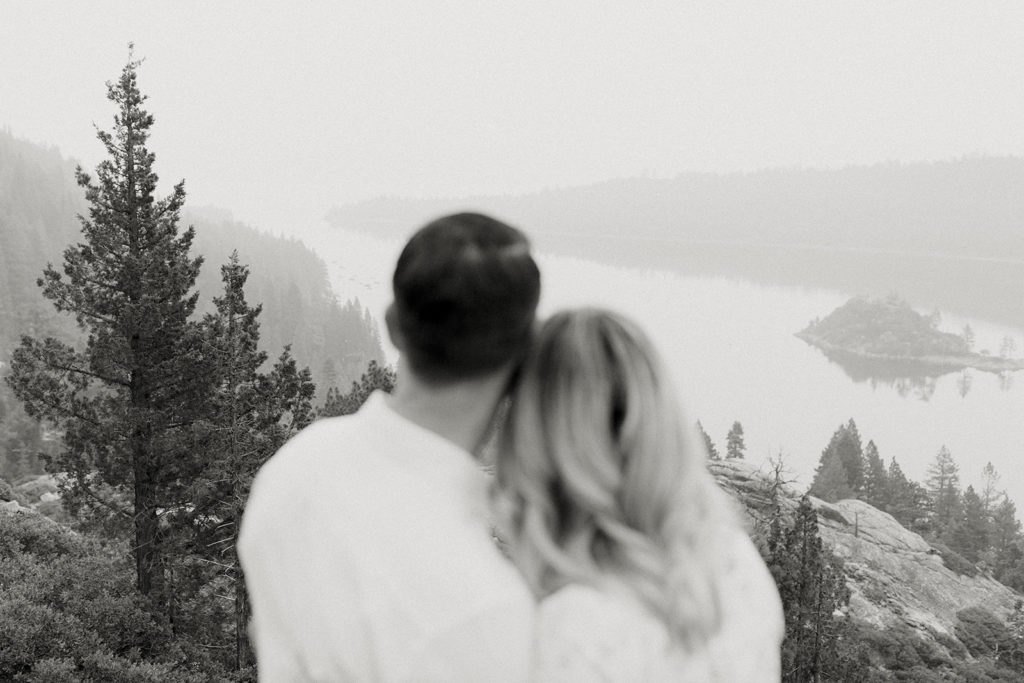Rachel Christopherson Photography-Lake Tahoe Engagement Photos-Emerald Bay Engagement Photos, Nor Cal Engagement Photos-Northern California-Best Places to take your Engagement Photos-Sunrise Engagement Photos-Black and White Engagement Photos