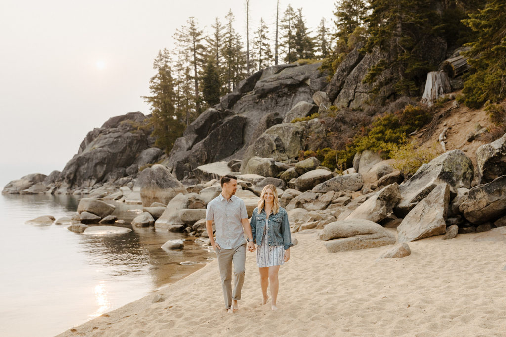 Rachel Christopherson Photography-Lake Tahoe Engagement Photos-Emerald Bay Engagement Photos, Nor Cal Engagement Photos-Northern California-Best Places to take your Engagement Photos-Sunrise Engagement Photos-What to Wear for Engagement Photos