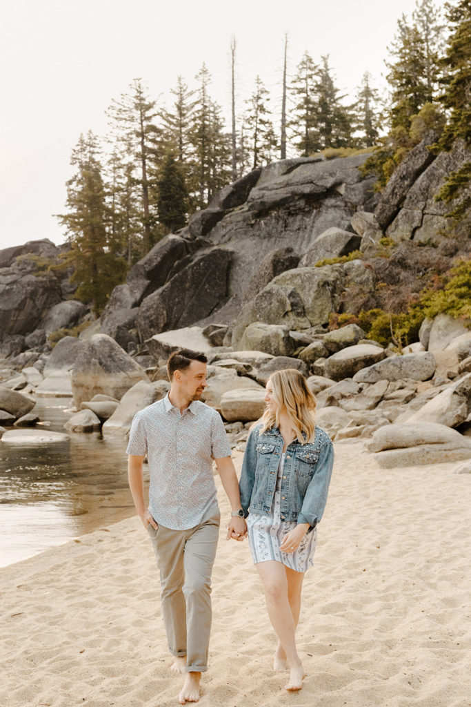 Rachel Christopherson Photography-Lake Tahoe Engagement Photos-Emerald Bay Engagement Photos, Nor Cal Engagement Photos-Northern California-Best Places to take your Engagement Photos-Sunrise Engagement Photos-What to Wear for Engagement Photos