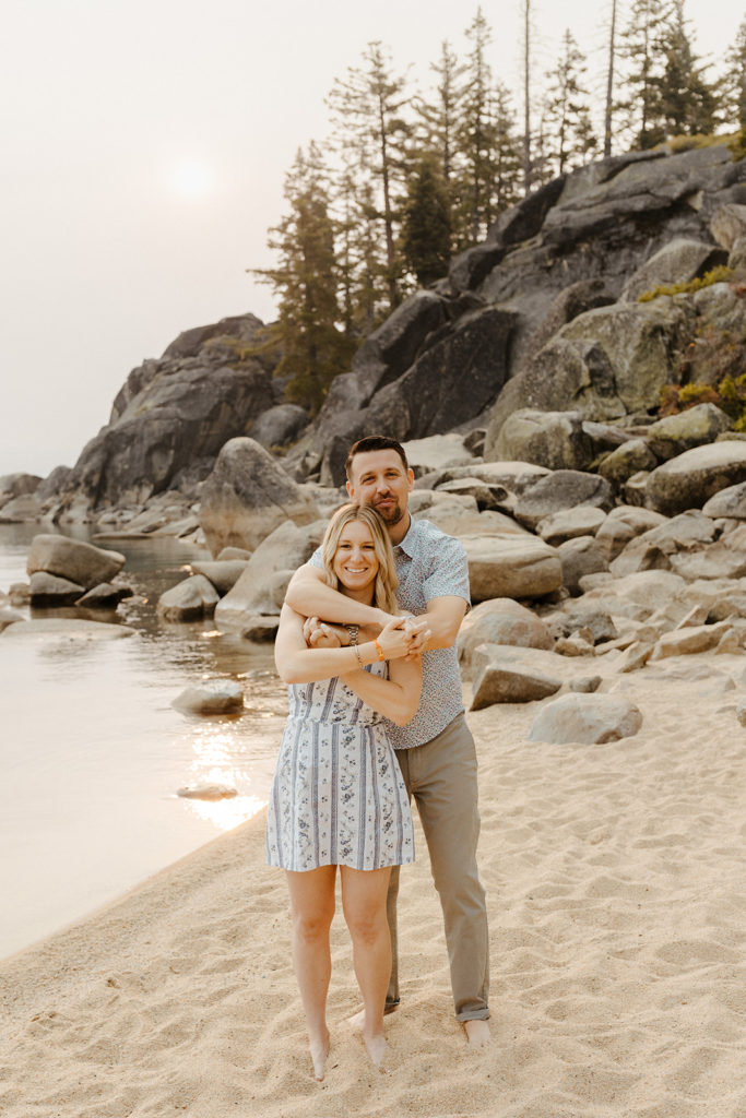 Rachel Christopherson Photography-Lake Tahoe Engagement Photos-Emerald Bay Engagement Photos, Nor Cal Engagement Photos-Northern California-Best Places to take your Engagement Photos-Sunrise Engagement Photos-What to Wear for Engagement Photos