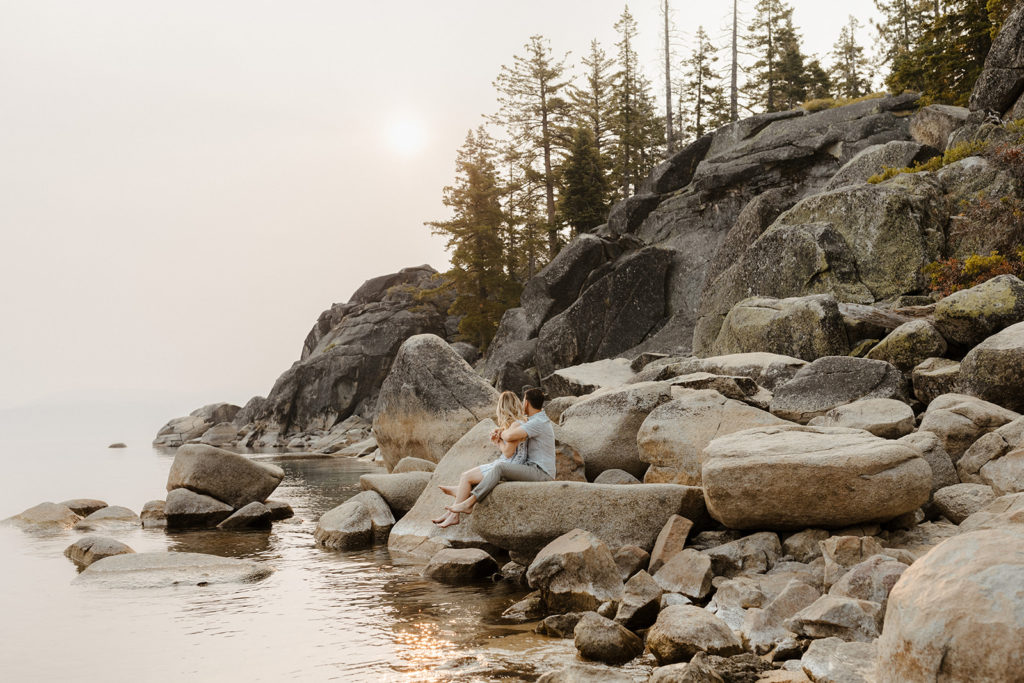 Rachel Christopherson Photography-Lake Tahoe Engagement Photos-Emerald Bay Engagement Photos, Nor Cal Engagement Photos-Northern California-Best Places to take your Engagement Photos-Sunrise Engagement Photos