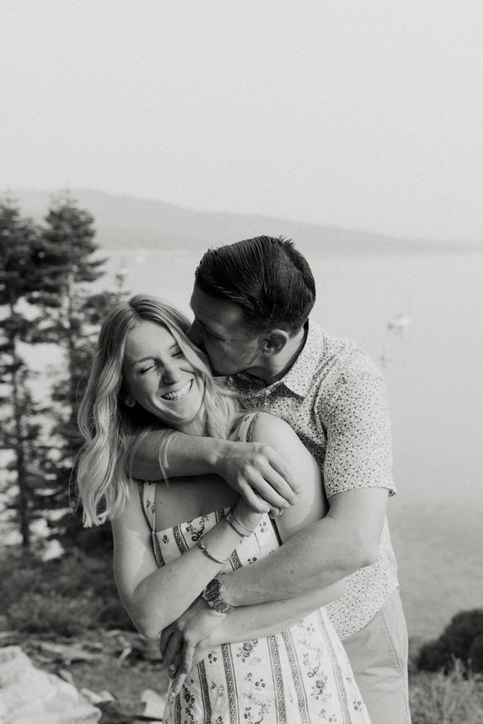 Rachel Christopherson Photography-Lake Tahoe Engagement Photos-Emerald Bay Engagement Photos, Nor Cal Engagement Photos-Northern California-Best Places to take your Engagement Photos-Sunrise Engagement Photos-Black and White Engagement Photos