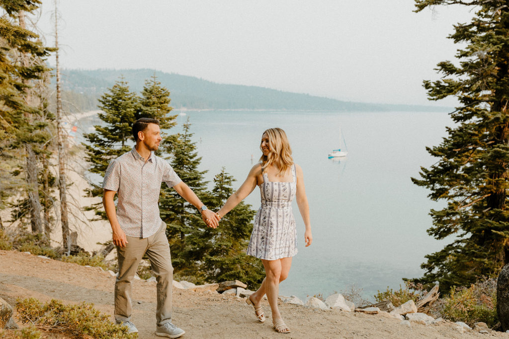 Rachel Christopherson Photography-Lake Tahoe Engagement Photos-Emerald Bay Engagement Photos, Nor Cal Engagement Photos-Northern California-Best Places to take your Engagement Photos-Sunrise Engagement Photos-What to Wear for Engagement Photos