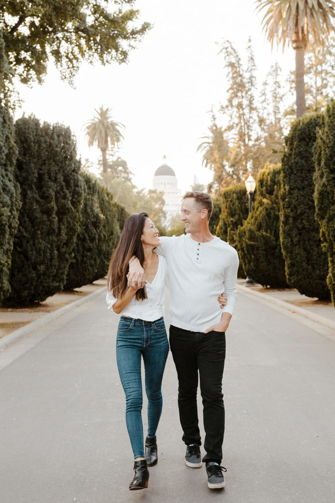 rachel christopherson photos - what to where to engagement photos - engagement photo outfits - sacramento capitol park engagement photos - sacramento engagement photos - city engagement photos - park engagement photos - sacramento engagement photographer