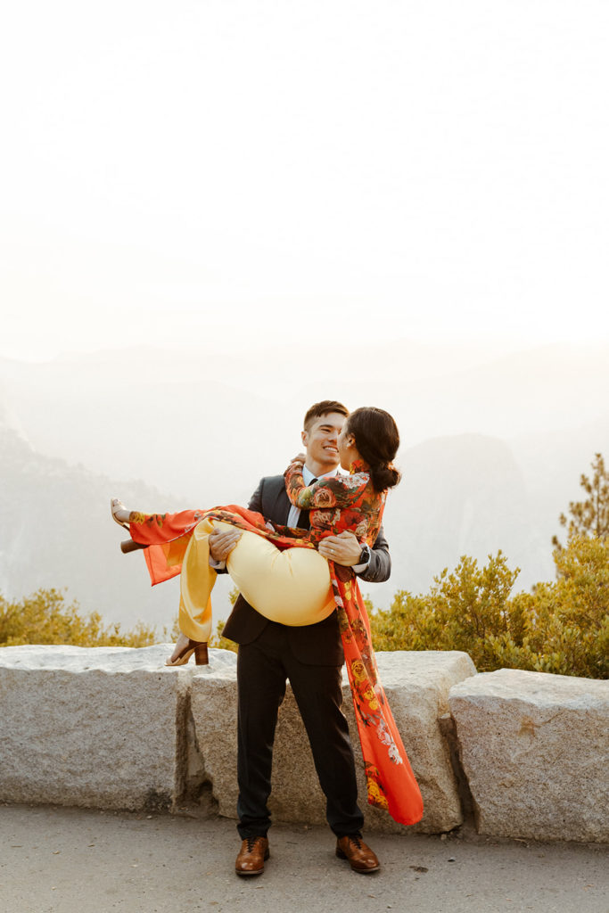 Rachel Christopherson Photography-Yosemite Engagement Photos-Yosemite-Taft Point Engagement Photos-Taft Point-Glacier Point Engagement Photos-Northern California-NorCal-Northern California Engagement Photographer-Adventurous Couple-Engaged Couple-Sunrise Engagement Photos