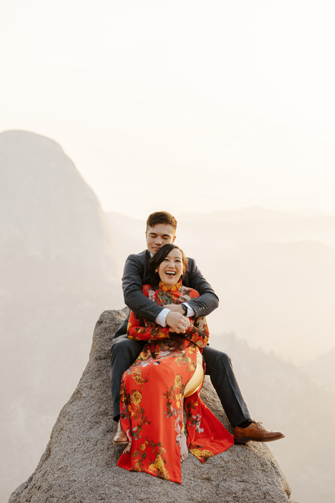 Rachel Christopherson Photography-Yosemite Engagement Photos-Yosemite-Taft Point Engagement Photos-Taft Point-Glacier Point Engagement Photos-Northern California-NorCal-Northern California Engagement Photographer-Adventurous Couple-Engaged Couple-Sunrise Engagement Photos