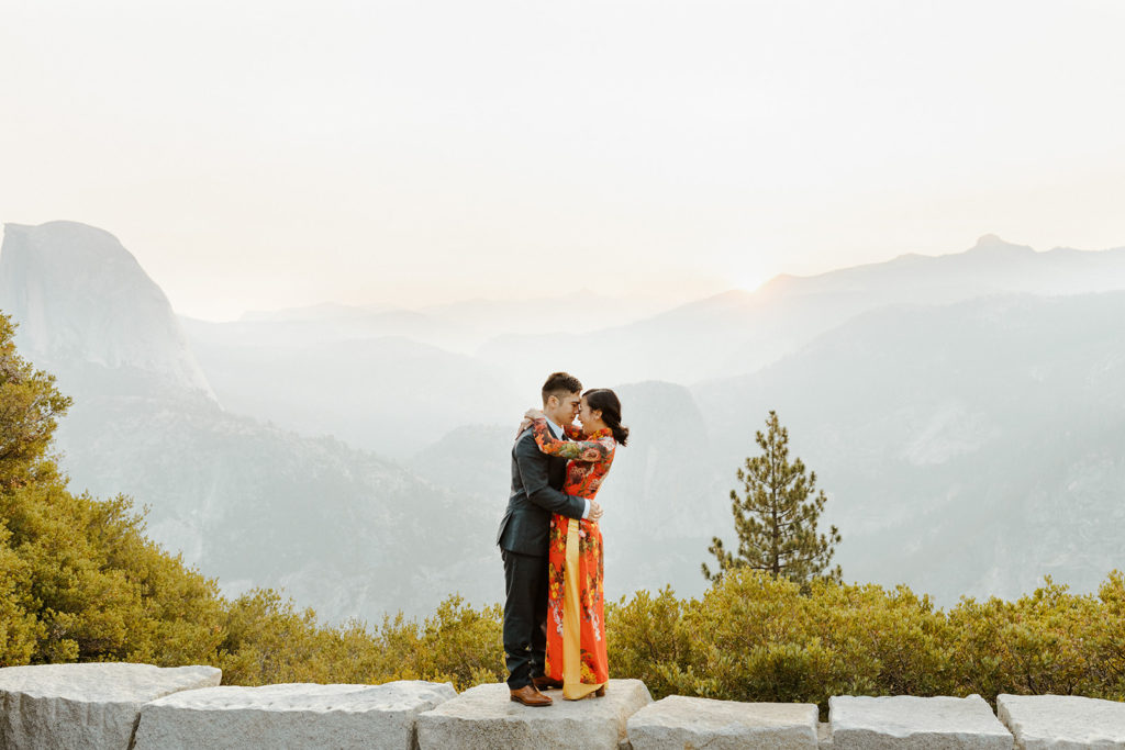 Rachel Christopherson Photography-Yosemite Engagement Photos-Yosemite-Taft Point Engagement Photos-Taft Point-Glacier Point Engagement Photos-Northern California-NorCal-Northern California Engagement Photographer-Adventurous Couple-Engaged Couple-Sunrise Engagement Photos