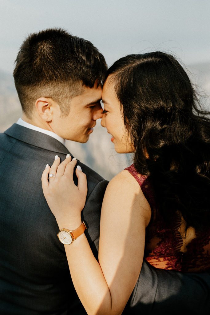 Rachel Christopherson Photography-Yosemite Engagement Photos-Yosemite-Taft Point Engagement Photos-Taft Point-Glacier Point Engagement Photos-Northern California-NorCal-Northern California Engagement Photographer-Adventurous Couple-Engaged Couple-Sunrise Engagement Photos