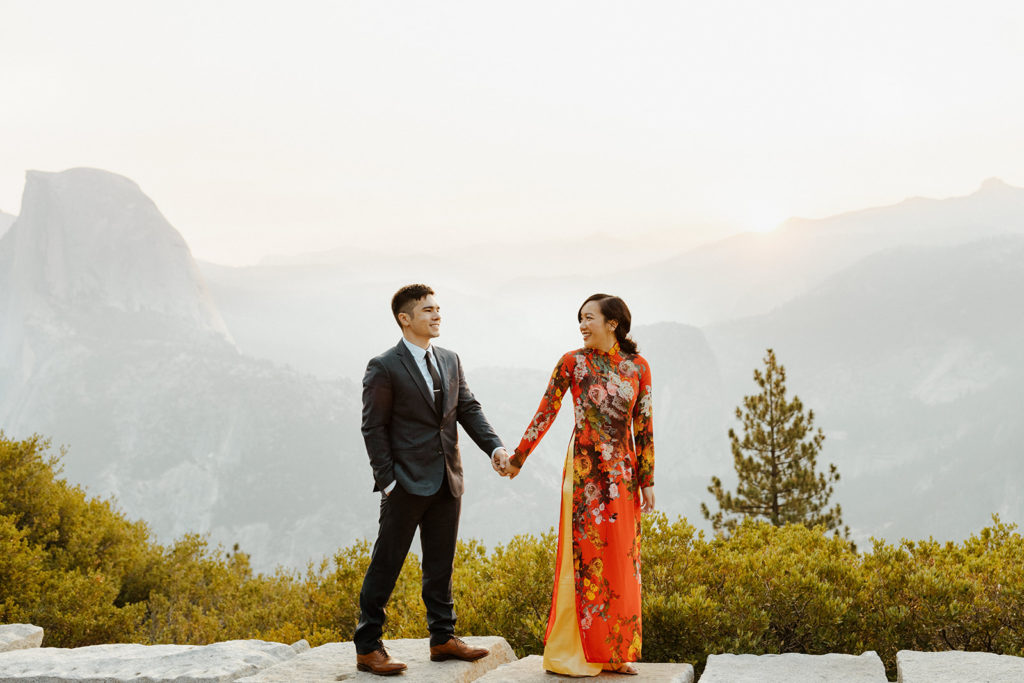 Rachel Christopherson Photography-Yosemite Engagement Photos-Yosemite-Taft Point Engagement Photos-Taft Point-Glacier Point Engagement Photos-Northern California-NorCal-Northern California Engagement Photographer-Adventurous Couple-Engaged Couple-Sunrise Engagement Photos