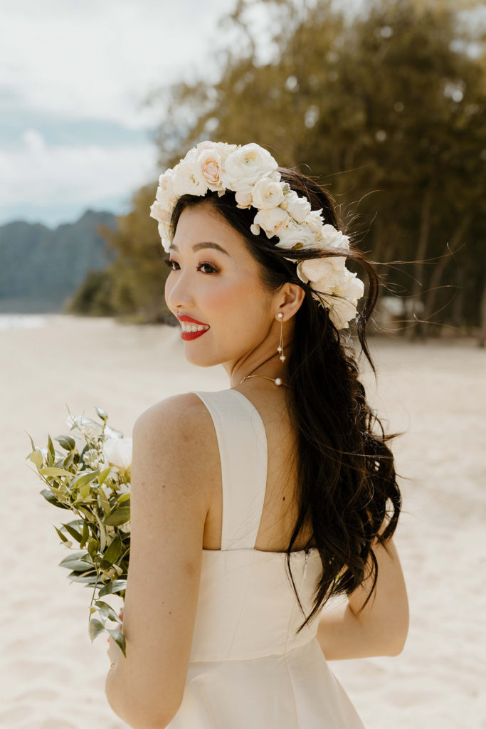 Rachel Christopherson Photography - Oahu elopement, oahu wedding, hawaii elopement, hawaii wedding, waikiki elopement, moana falls elopement, oahu forest elopement, Waimanalo beach wedding, Waimanalo elopement, what to wear for beach elopement, beach wedding, beach elopement, oahu wedding photographer, oahu wedding photography, hawaii wedding photographer, hawaii wedding photography, hawaii elopement photographer, oahu elopement photographer
