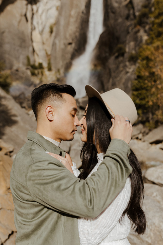 Rachel Christopherson Photography - yosemite falls, yosemite falls engagement photos, yosemite valley, yosemite valley engagement photos, what to wear for engagement photos, neutral engagement outfits, yosemite engagement photographer, , yosemite engagement photography, engagement photographer, engagement photography, engaged couples, yosemite engagement session, yosemite engagement, engagement photo advice, photographer advice, engaged couple advice, engagement session advice, mountain engagement photos, engagement session outfits, engagement photo inspiration, engagement session inspiration