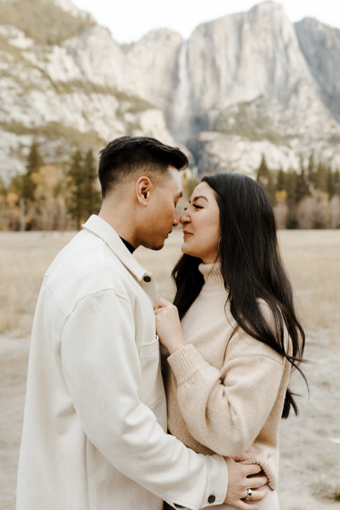 Rachel Christopherson Photography - yosemite falls, yosemite falls engagement photos, yosemite valley, yosemite valley engagement photos, what to wear for engagement photos, neutral engagement outfits, yosemite engagement photographer, , yosemite engagement photography, engagement photographer, engagement photography, engaged couples, yosemite engagement session, yosemite engagement, engagement photo advice, photographer advice, engaged couple advice, engagement session advice, mountain engagement photos, engagement session outfits, engagement photo inspiration, engagement session inspiration