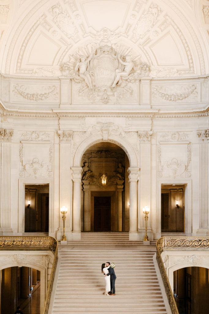 san francisco city hall elopement - rachel christopherson photography