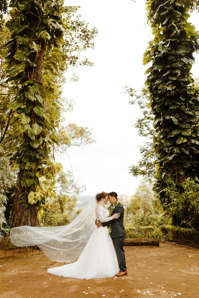 Rachel Christopherson Photography - North Shore Oahu wedding at Sunset Ranch, bride and groom photos