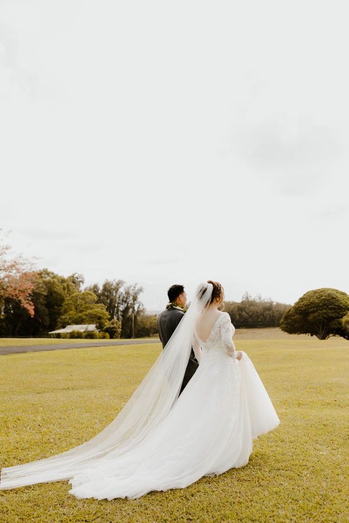 Rachel Christopherson Photography - North Shore Oahu wedding at Sunset Ranch, bride and groom photos