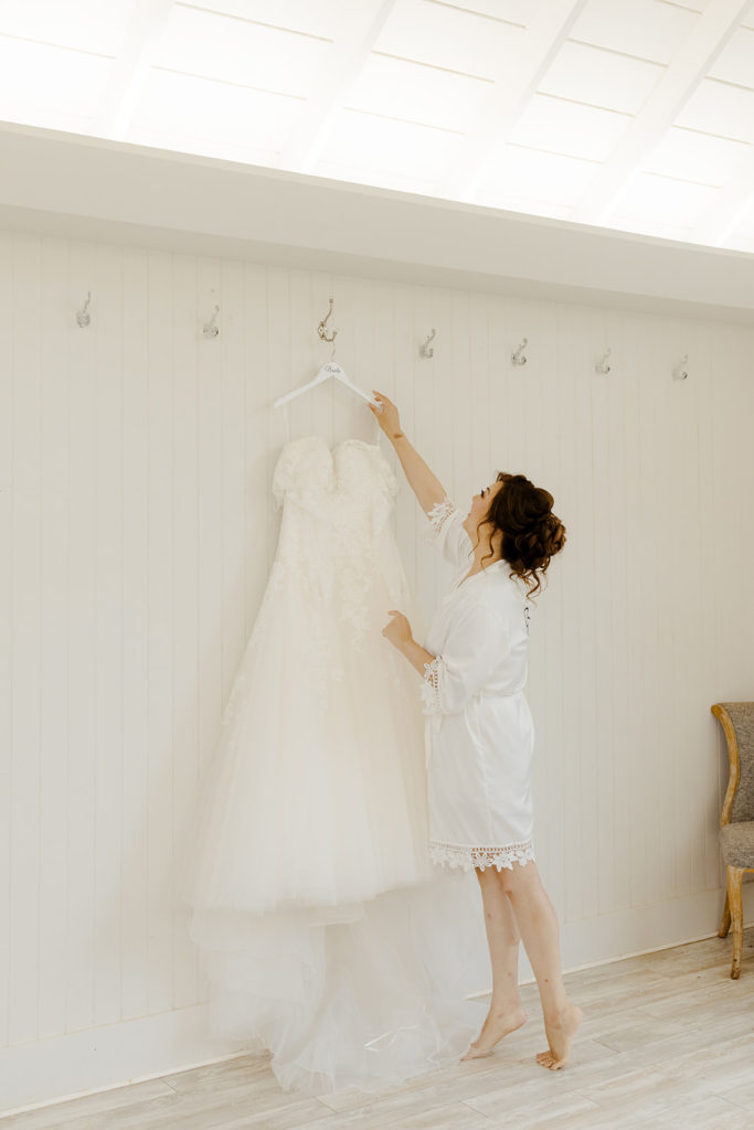 Rachel Christopherson Photography - North Shore Oahu wedding at Sunset Ranch, wedding dress photo, bride getting ready photos