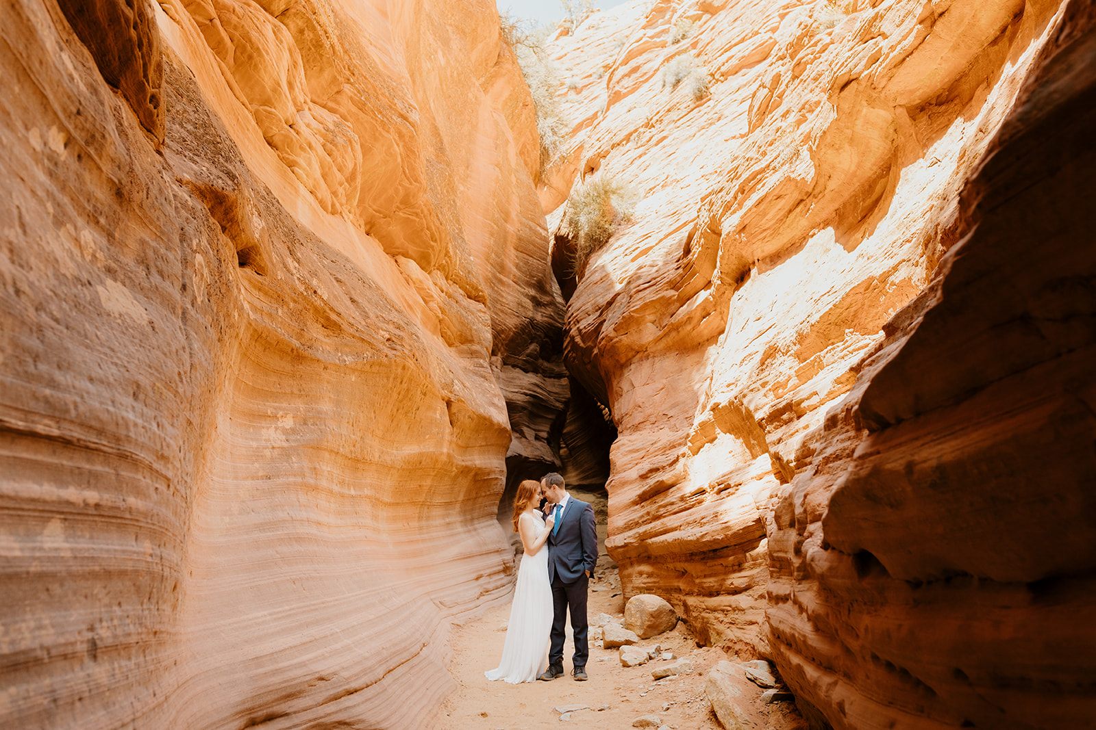 Rachel Christopherson Photography - desert elopement, National Park elopement, adventurous bride and groom, bride and groom photos