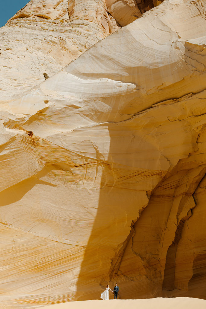 Rachel Christopherson Photography - Zion Utah elopement, National Park elopement, adventurous bride and groom, bride and groom photos 