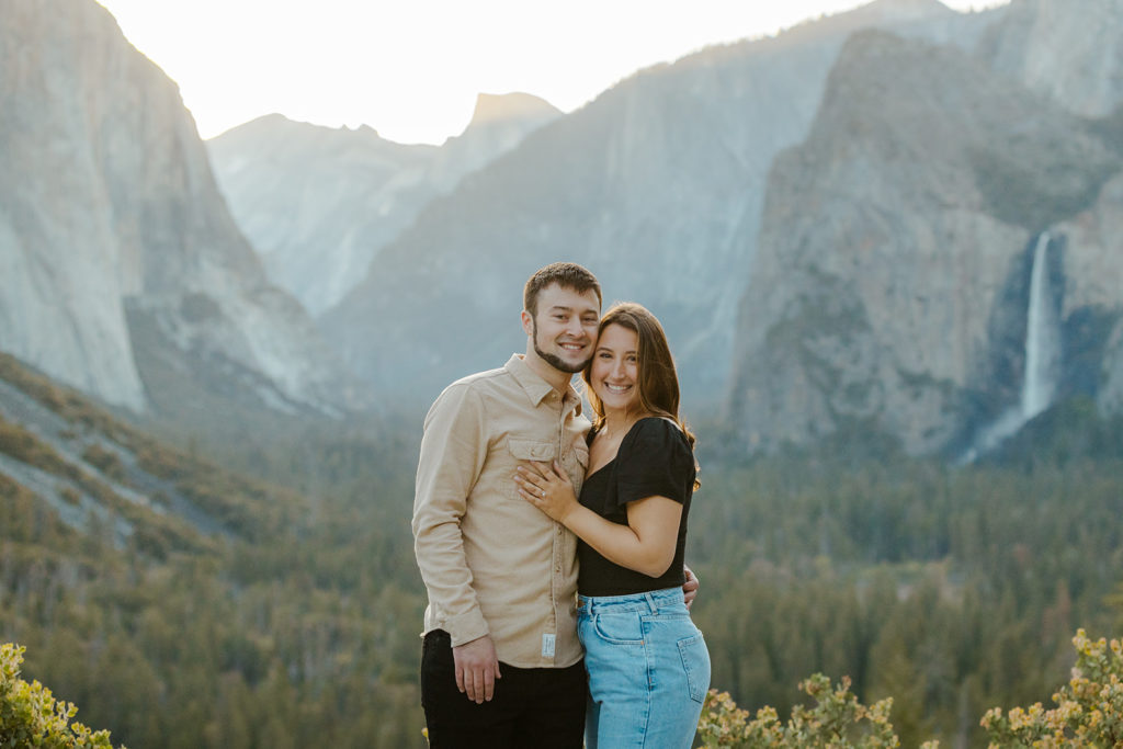 Rachel Christopherson Yosemite Engagement Photographer - Yosemite Valley engagement photos, surprise proposal photos, engaged couple