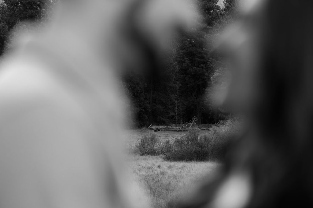 Rachel Christopherson Yosemite Engagement Photographer - Tunnel View engagement photos, surprise proposal photos, engaged couple, black and white engagement photos