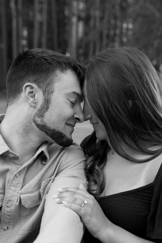 Rachel Christopherson Yosemite Engagement Photographer - Yosemite Falls engagement photos, surprise proposal photos, engaged couple