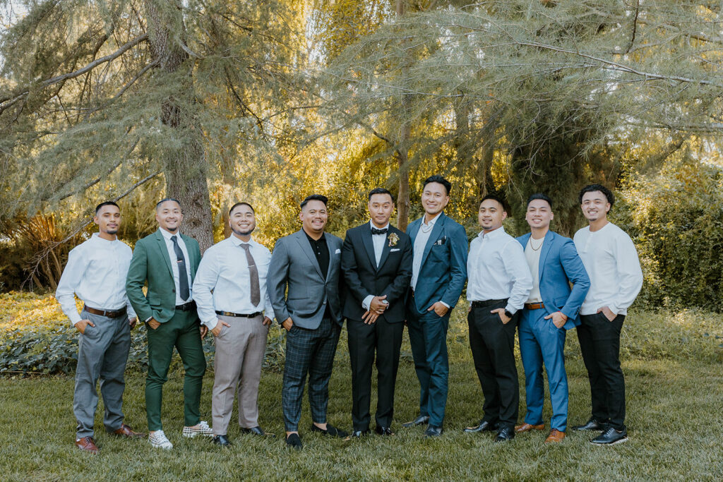 Rachel C Photography - wedding party photos, groomsmen, sonoma wedding photographer