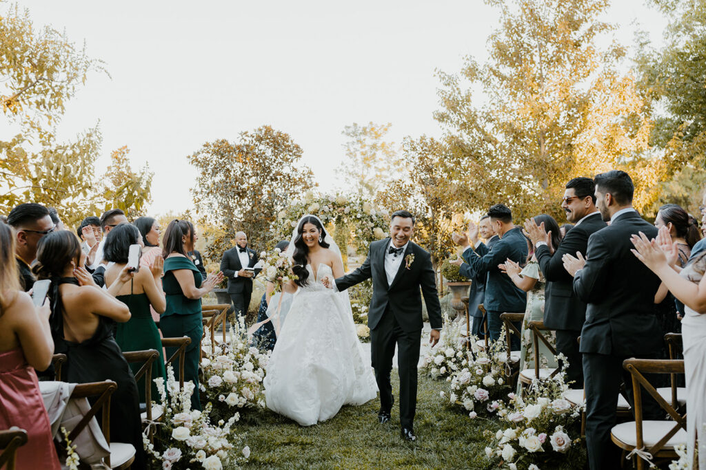 Rachel C Photography - Best sacramento wedding venues, wedding ceremony exit