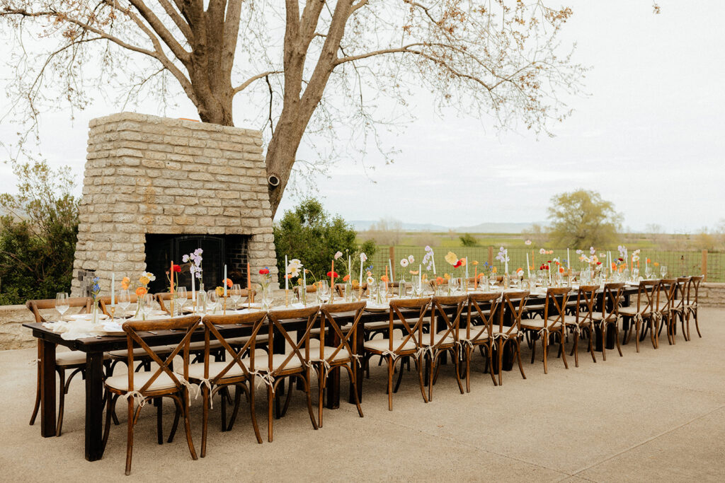 Spring bridal shower decor