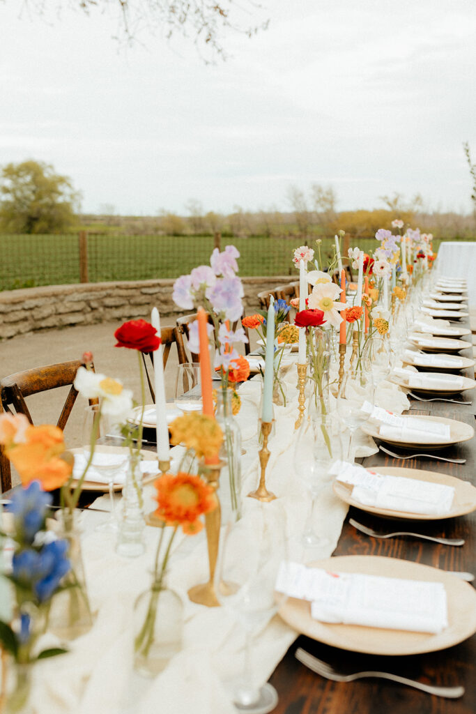 Spring bridal shower decor