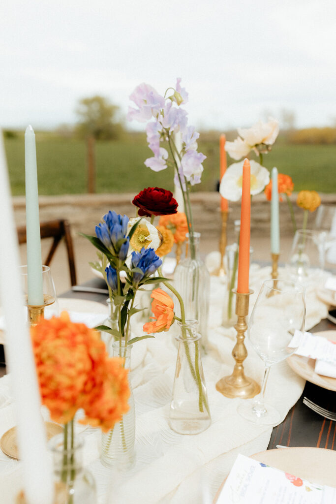 Spring bridal shower decor