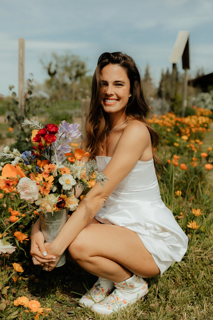 Sammi Brooks Park Winter spring bridal shower in California