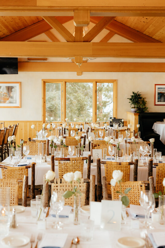 Wedding reception at Gar Woods Grill & Pier 
