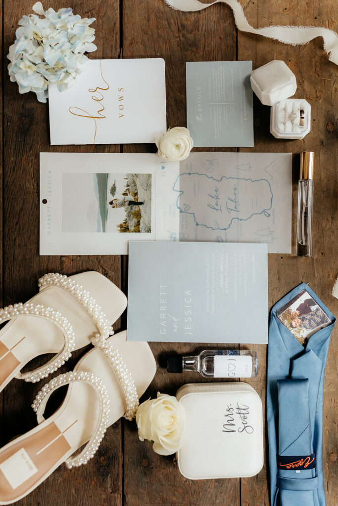 Lake Tahoe wedding details
