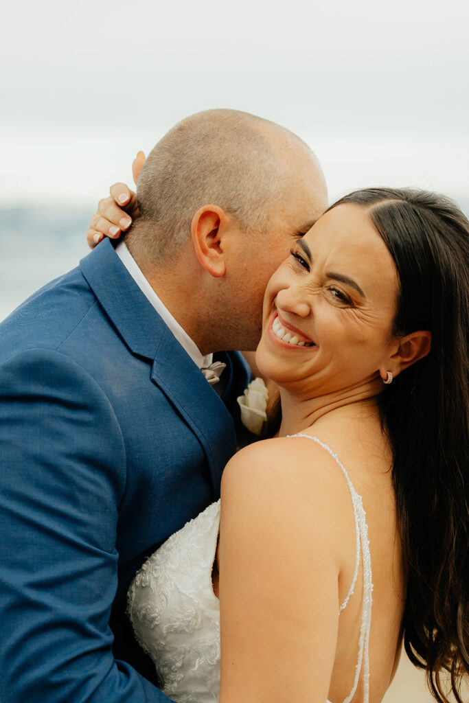 Bride and groom portraits from classic Lake Tahoe wedding captured by Lake Tahoe wedding photographer - Rachel C. Photography