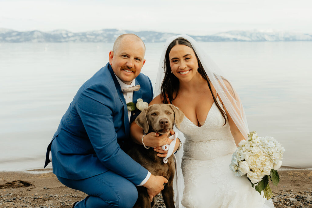 Bride and groom portraits from classic Lake Tahoe wedding captured by Lake Tahoe wedding photographer - Rachel C. Photography
