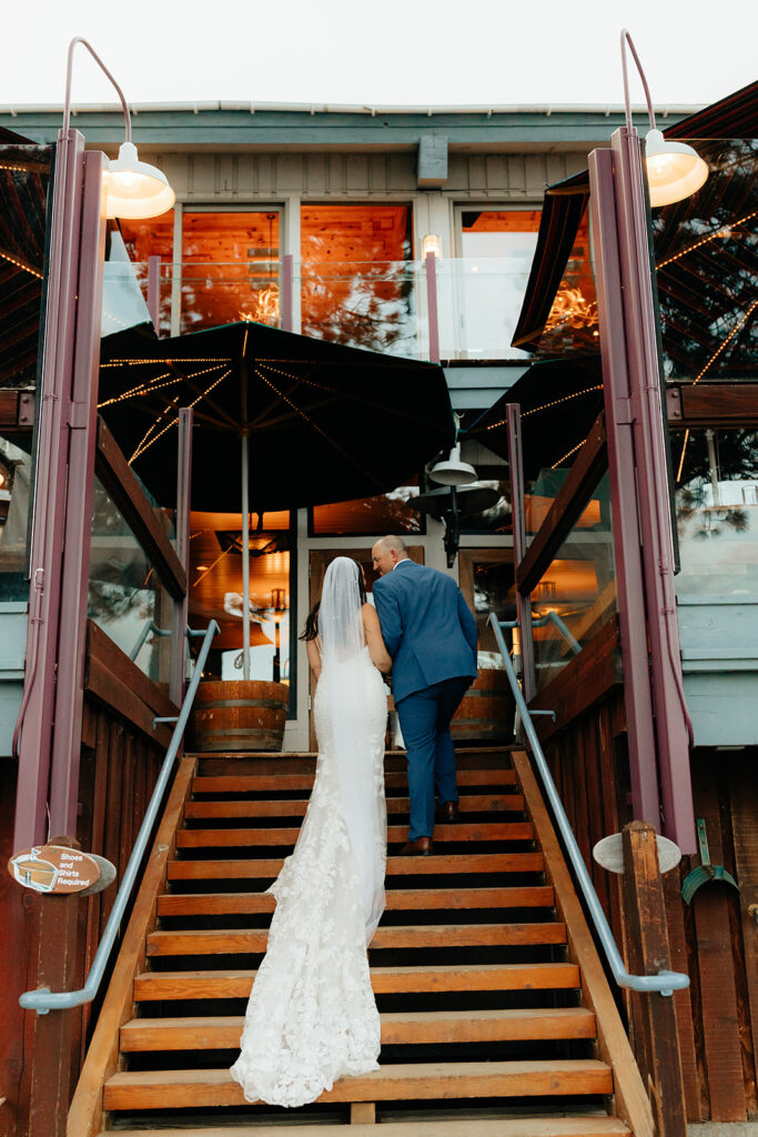 Bride and groom portraits from classic Lake Tahoe wedding captured by Lake Tahoe wedding photographer - Rachel C. Photography
