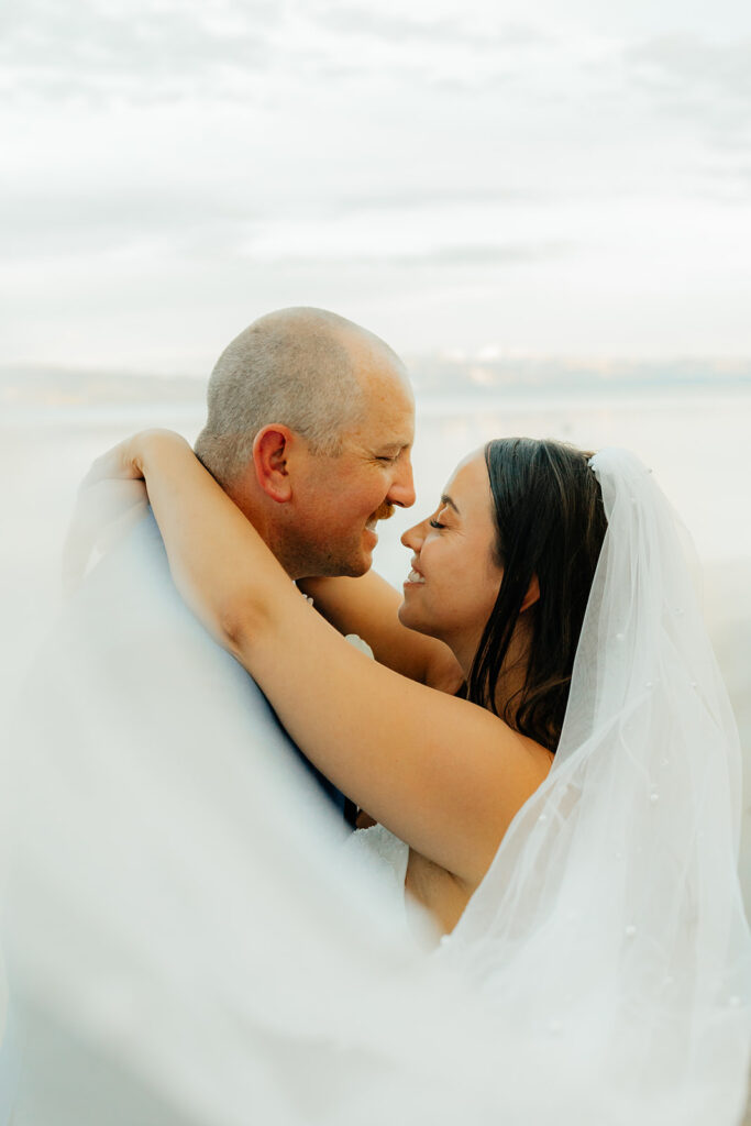Bride and groom portraits from classic Lake Tahoe wedding captured by Lake Tahoe wedding photographer - Rachel C. Photography