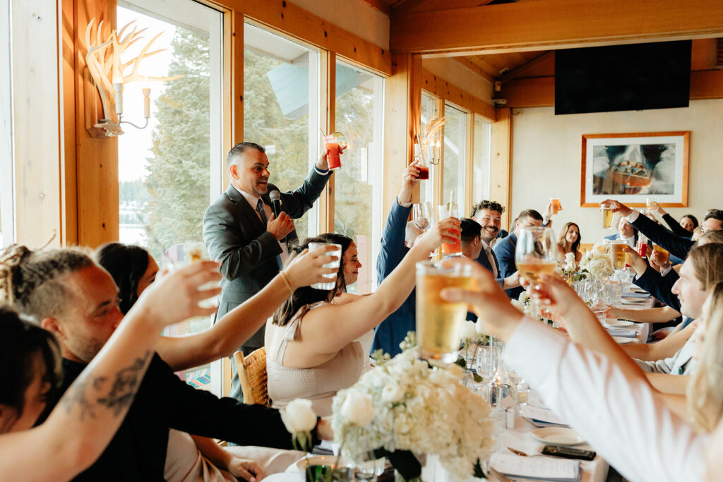 Wedding reception at Gar Woods Grill & Pier 