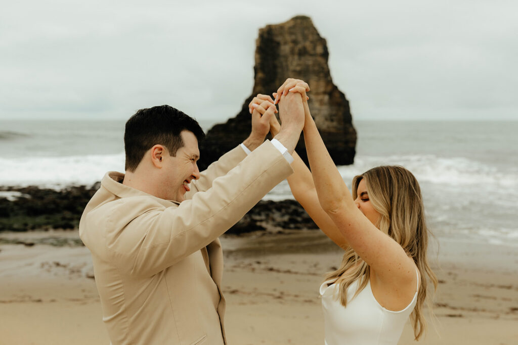 Bride and groom portraits
