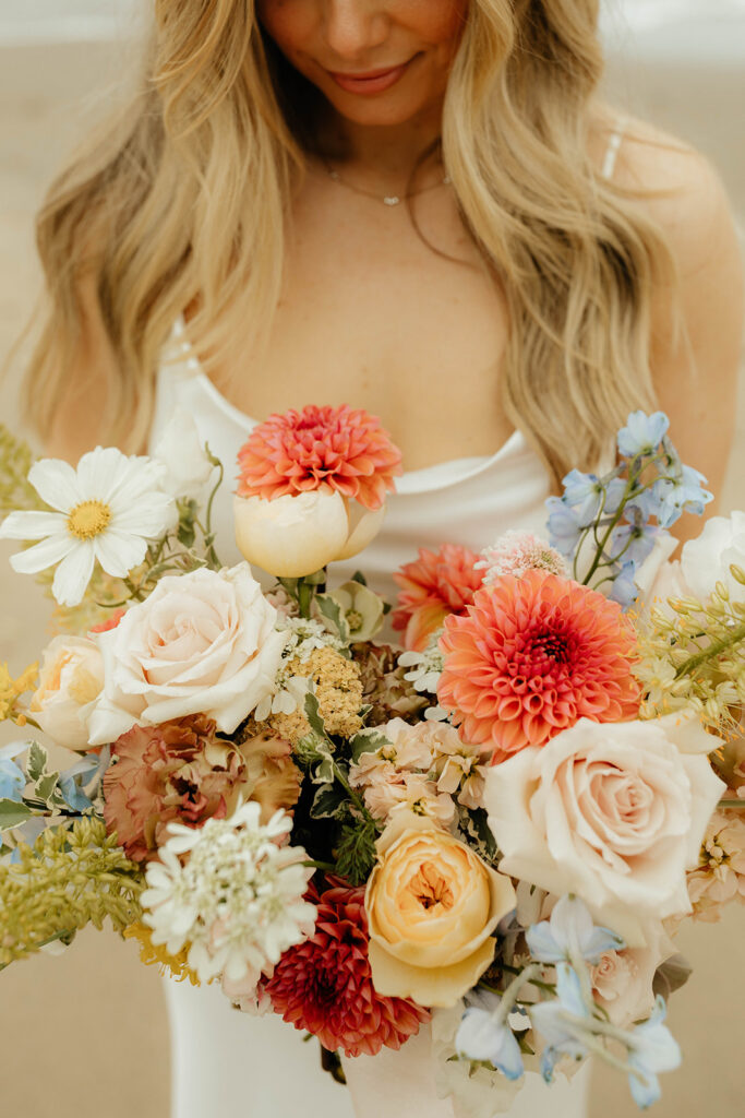 Summer wedding bouquet