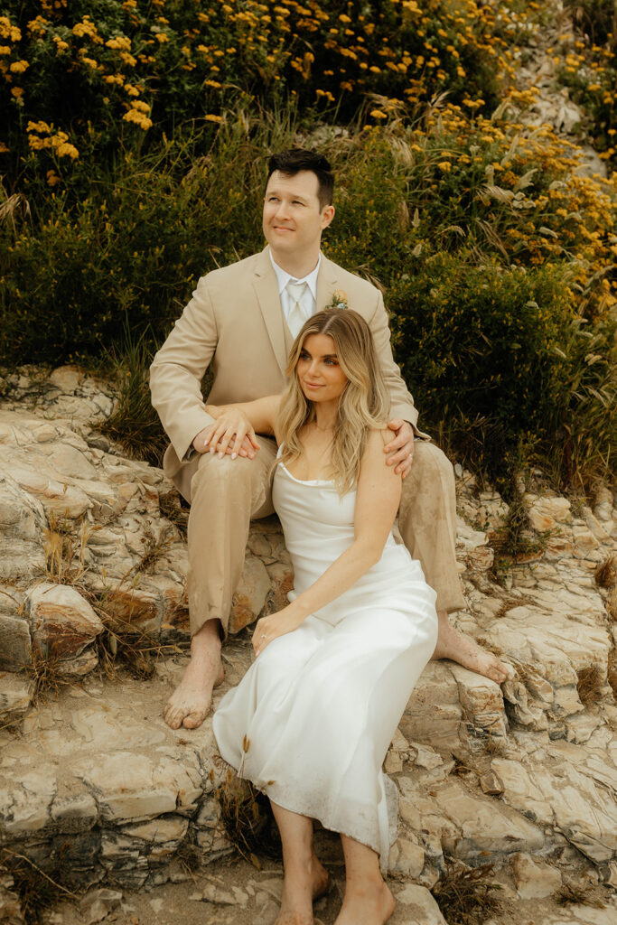 Bride and groom portraits