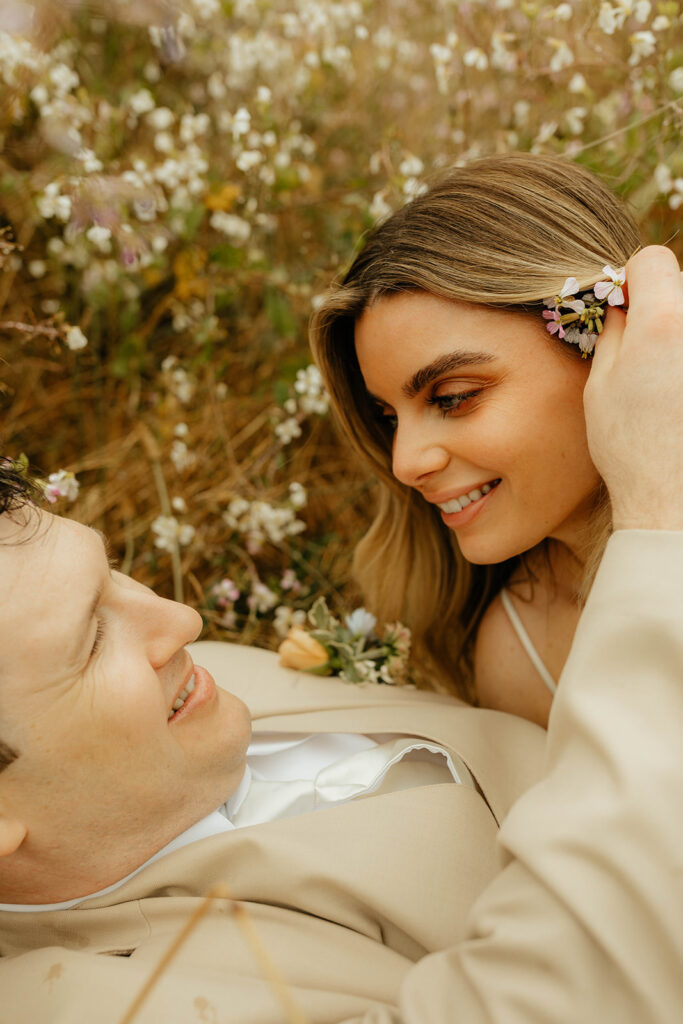 California elopement photography on Santa Cruz Beach - Davenport Beach