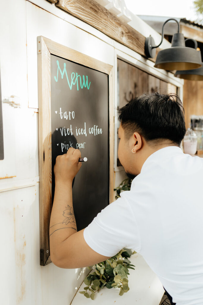 Wedding Boba Tea truck