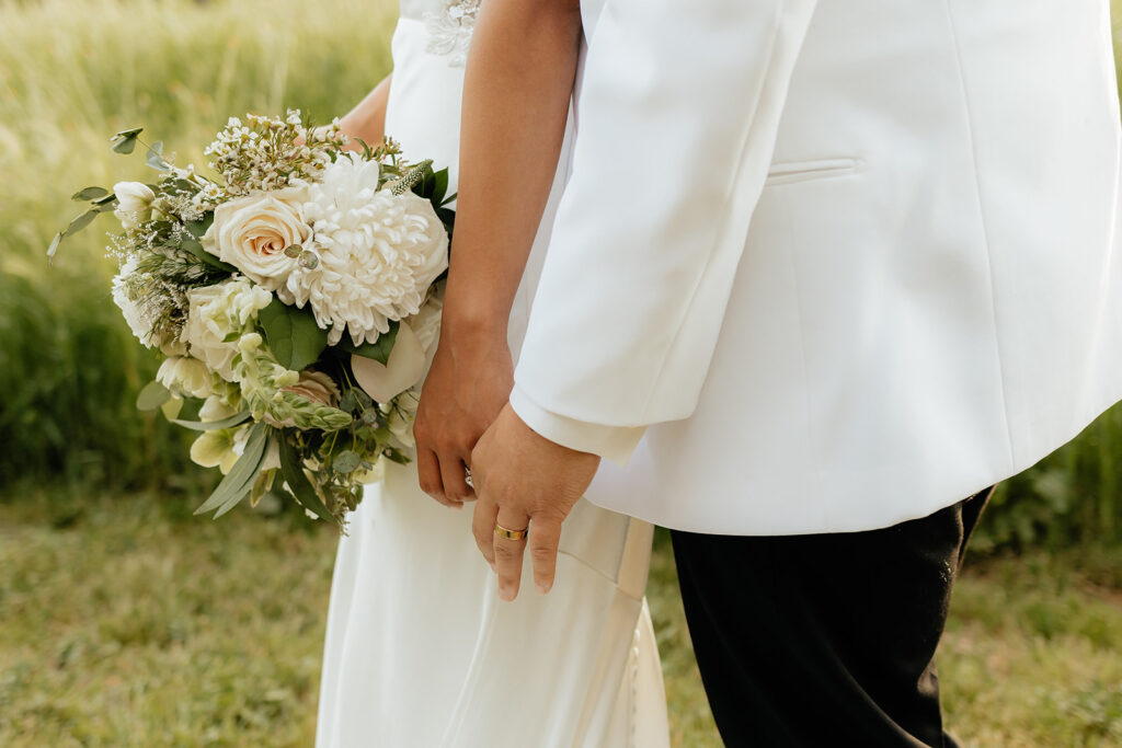 Bride and groom portraits from Sacramento wedding at Le Reve Estate