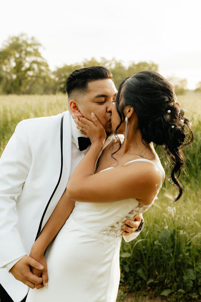 Bride and groom portraits from Sacramento wedding at Le Reve Estate